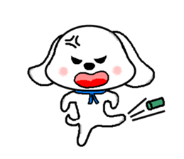 Blankly dog sticker #3683978