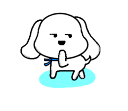 Blankly dog sticker #3683979