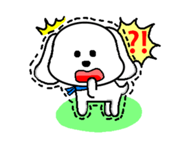 Blankly dog sticker #3683980