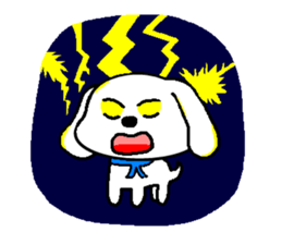 Blankly dog sticker #3683981