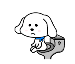 Blankly dog sticker #3683983