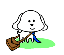 Blankly dog sticker #3683984