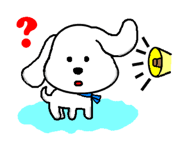 Blankly dog sticker #3683985