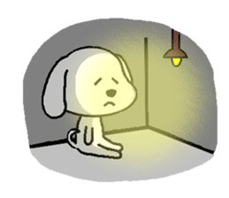 Blankly dog sticker #3683988