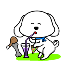 Blankly dog sticker #3683989