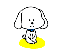 Blankly dog sticker #3683990