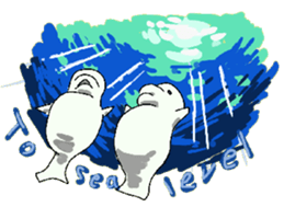 Beluga life sticker #3684089
