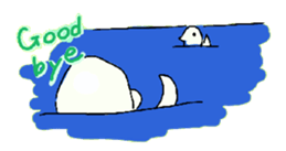 Beluga life sticker #3684104