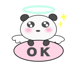 Daily life of Angel Panda sticker #3684113
