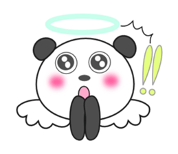 Daily life of Angel Panda sticker #3684115