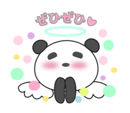 Daily life of Angel Panda sticker #3684120