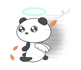Daily life of Angel Panda sticker #3684121