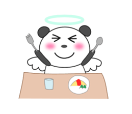 Daily life of Angel Panda sticker #3684123