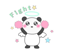 Daily life of Angel Panda sticker #3684125