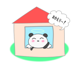 Daily life of Angel Panda sticker #3684128