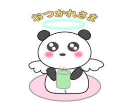 Daily life of Angel Panda sticker #3684129