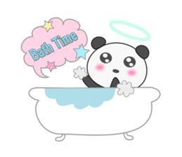 Daily life of Angel Panda sticker #3684130