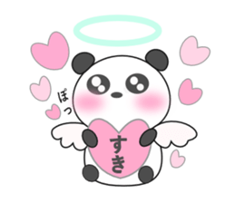 Daily life of Angel Panda sticker #3684132