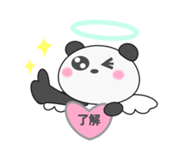 Daily life of Angel Panda sticker #3684137