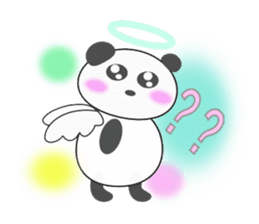 Daily life of Angel Panda sticker #3684140