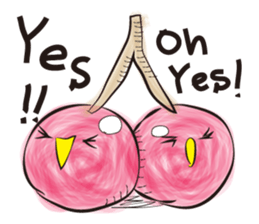 Right Cherry & Left Cherry sticker #3684610