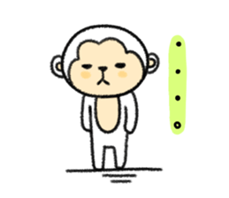 Graffiti monkey on the note Vol.2 sticker #3684794