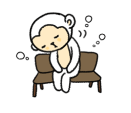 Graffiti monkey on the note Vol.2 sticker #3684809