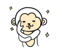 Graffiti monkey on the note Vol.2 sticker #3684819