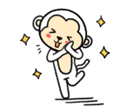 Graffiti monkey on the note Vol.2 sticker #3684825