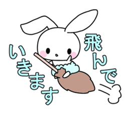 Small baby rabbit and panda sticker #3685327