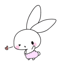 Small baby rabbit and panda sticker #3685338