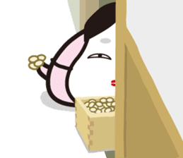 Tele-kin chan Kanazawa-ben Sticker sticker #3685549