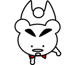 bear~beetle brows~ sticker #3686641