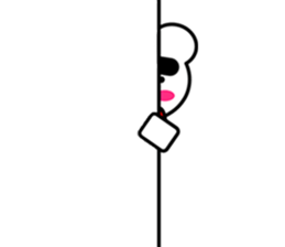 bear~beetle brows~ sticker #3686644