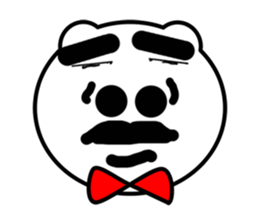 bear~beetle brows~ sticker #3686653