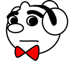 bear~beetle brows~ sticker #3686654