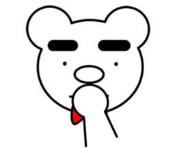 bear~beetle brows~ sticker #3686656