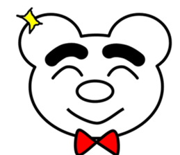 bear~beetle brows~ sticker #3686665