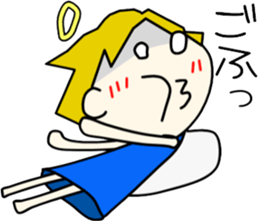 Angel-kun of blue clothing part4 sticker #3687118