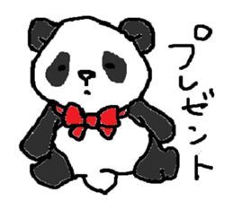 parent and child panda sticker #3687232