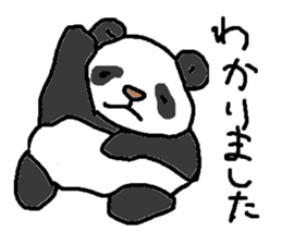 parent and child panda sticker #3687233