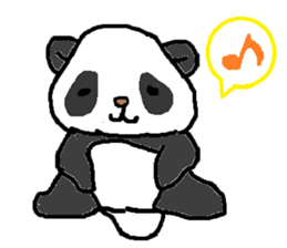 parent and child panda sticker #3687251