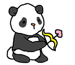 parent and child panda sticker #3687270