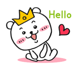 Bear Good luck(English) sticker #3687475