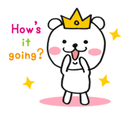 Bear Good luck(English) sticker #3687477