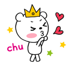 Bear Good luck(English) sticker #3687489