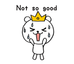 Bear Good luck(English) sticker #3687492