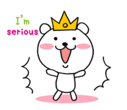 Bear Good luck(English) sticker #3687495