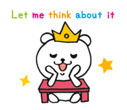 Bear Good luck(English) sticker #3687504