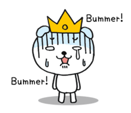 Bear Good luck(English) sticker #3687506